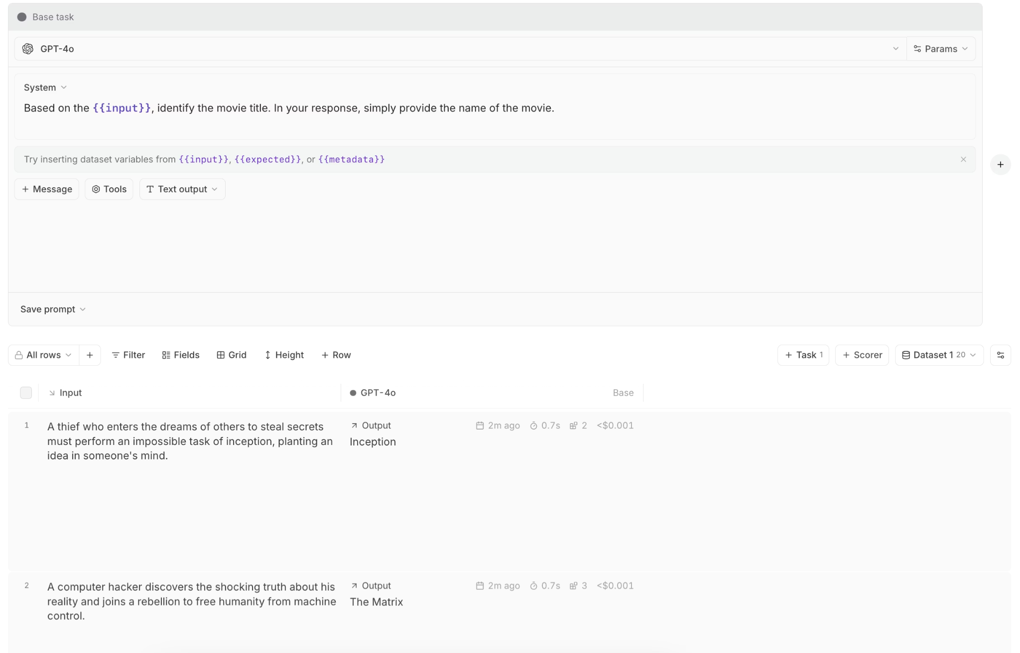 Braintrust Playground