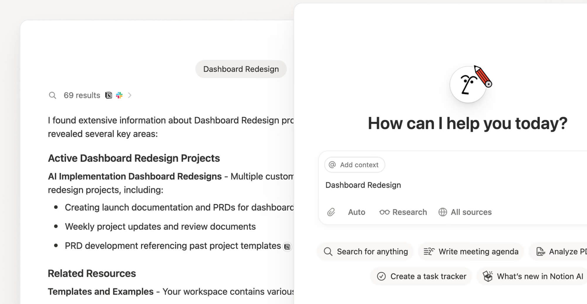 Notion's enterprise search
